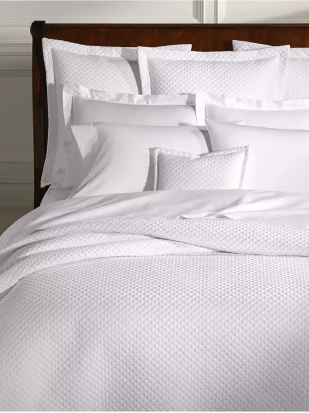 Ralph Lauren Quilted Sateen argile quilts KING white